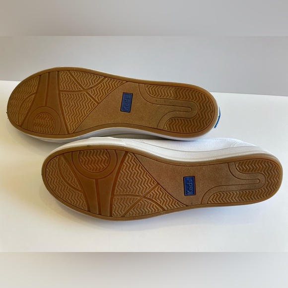 Keds White Canvas Lace Up Sneaker Women’s Size 9.5 Like New! - Picture 8 of 11